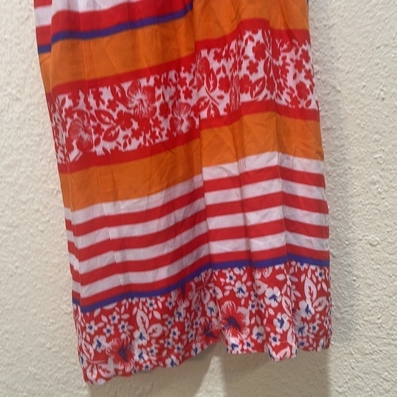 Tommy Bahama Striped Floral High Neck Linnea Floral Halterl Top Size M NWT - Picture 5 of 9